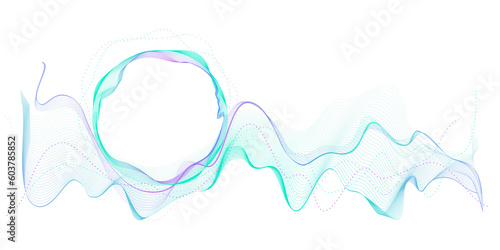 Foto Sound wave, music, Energy and dynamism