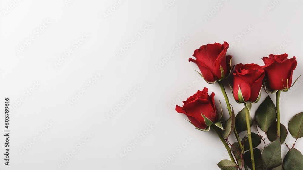 Obraz premium red tulips in vase
