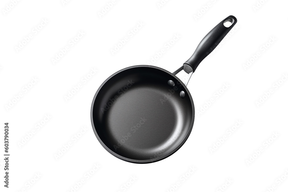 Culinary Essential: Frying Pan on Transparent Background. Generative AI Culinary Essential: Frying Pan on Transparent Background. Generative AI