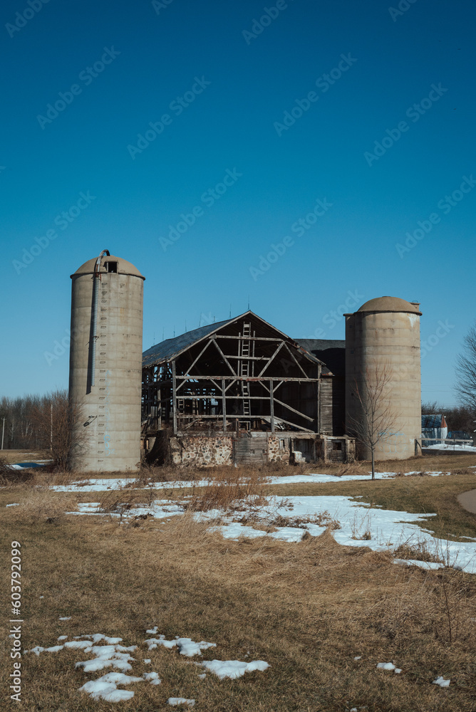 An abandoned farm near Shawano, Wisconsin An abandoned farm near Shawano, Wisconsin