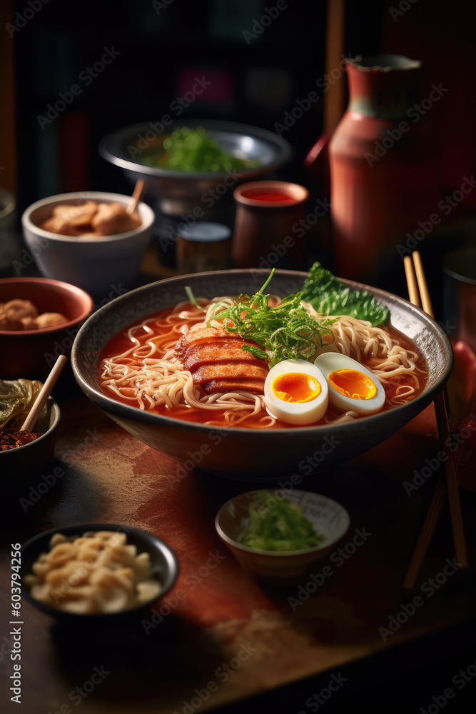 Generative AI Delicious Shoyo Ramen Authentic Japanese Cuisine