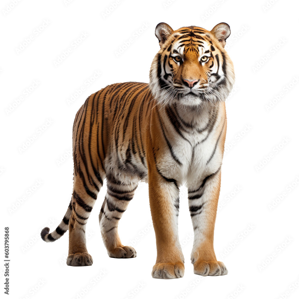 Tiger with Transparent Background