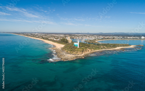Aerial view of the Sunshine Coast