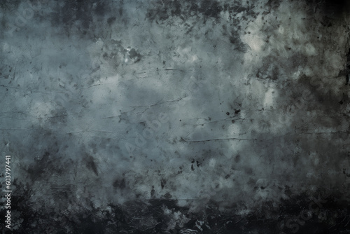 Black texture concrete background, dark gray, background. Generative Ai Illustration. 