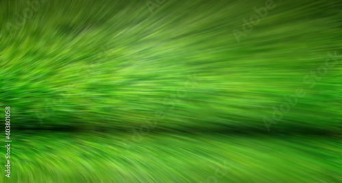 Green grass motion blur natural background