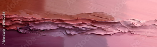 pink metal foil abstract background banner, digital metallic gradient blends. Generative Ai Illustration. 