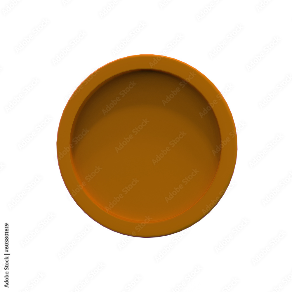3d render yellow coin isolated illustration 3d render yellow coin isolated illustration