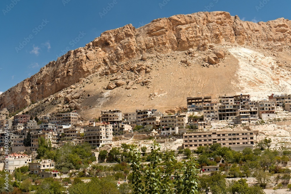 View of Maaloula village. Syria.