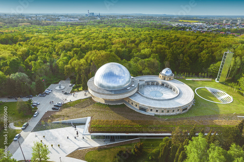 Obraz na płótnie Planetarium w Parku Ślaskim - Chorzów w salonie