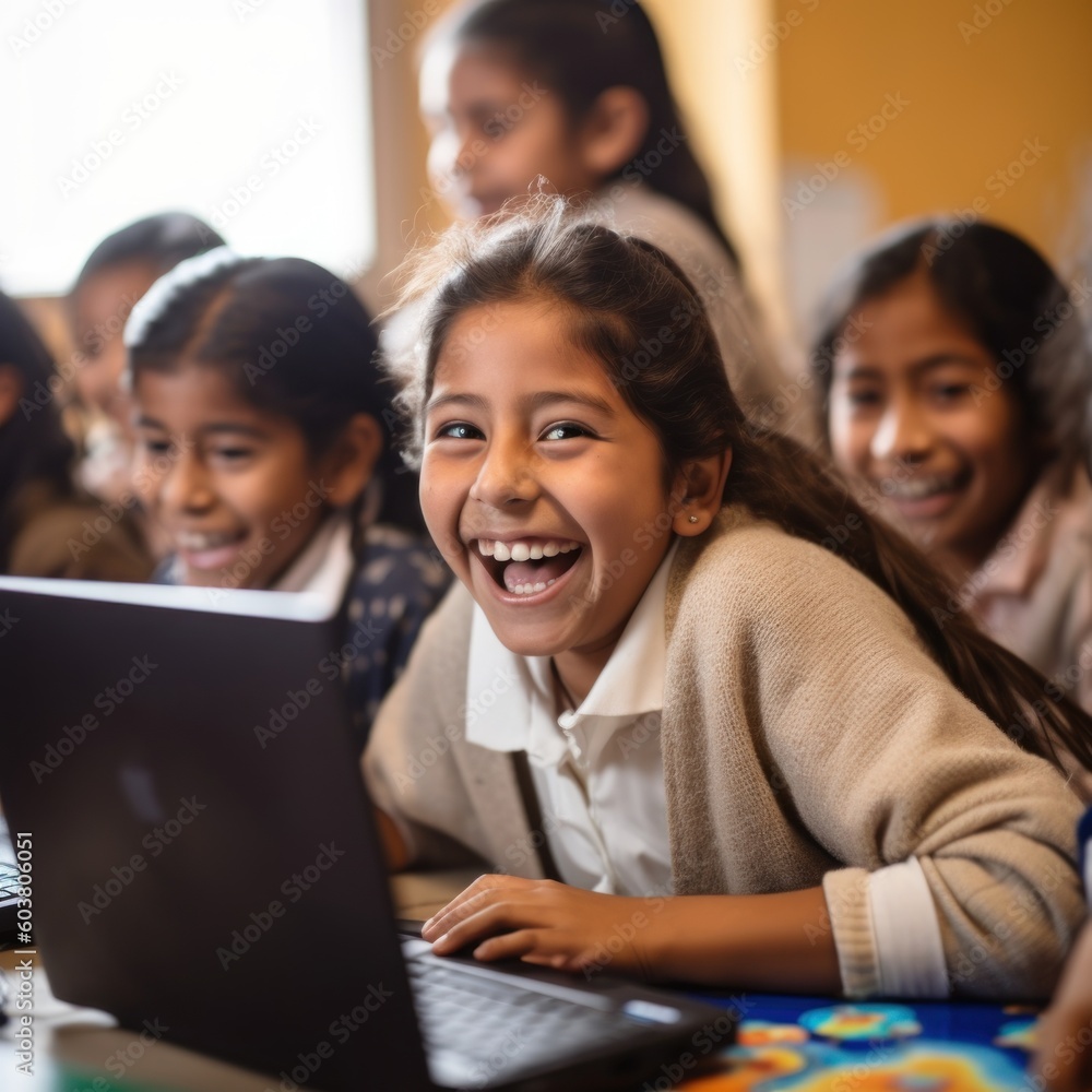 Joyful Children Engrossed in a Captivating Mobile Phone Game, Embracing Digital Entertainment and Technological Engagement. Generative AI Joyful Children Engrossed in a Captivating Mobile Phone Game, Embracing Digital Entertainment and Technological Engagement. Generative AI