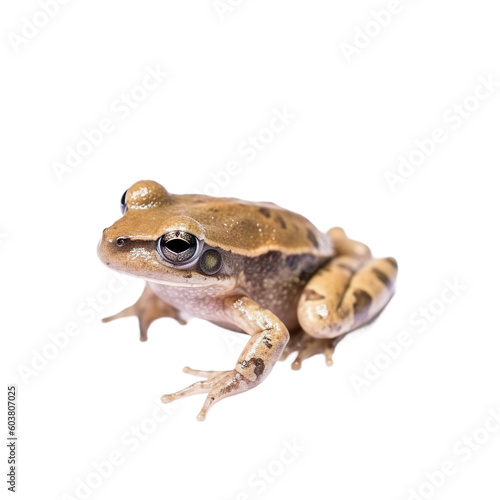 baby frog on a transparent background, Generative ai