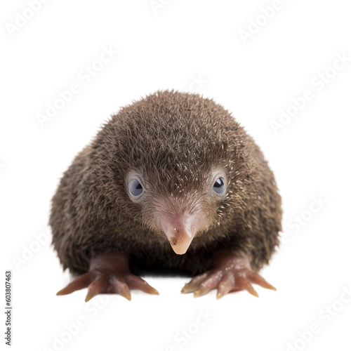 baby Mole on a transparent background, Generative ai