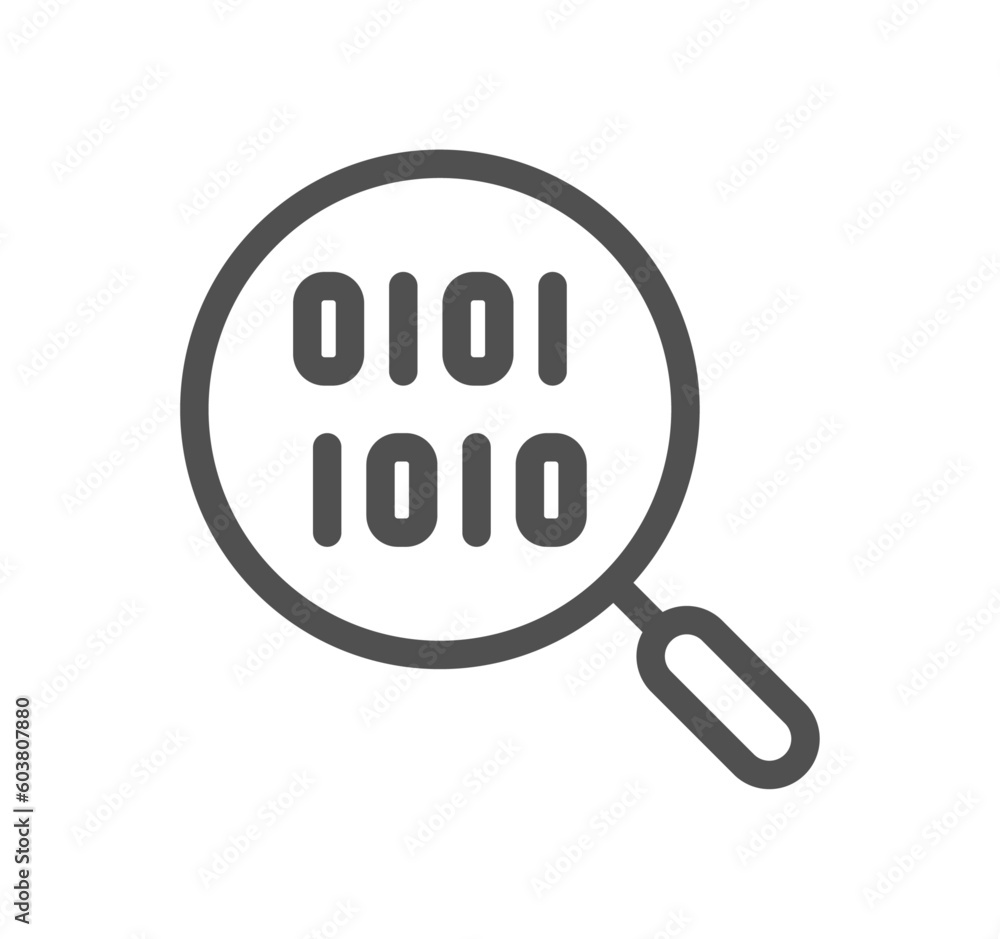 Data analysis related icon outline and linear vector. Data analysis related icon outline and linear vector.