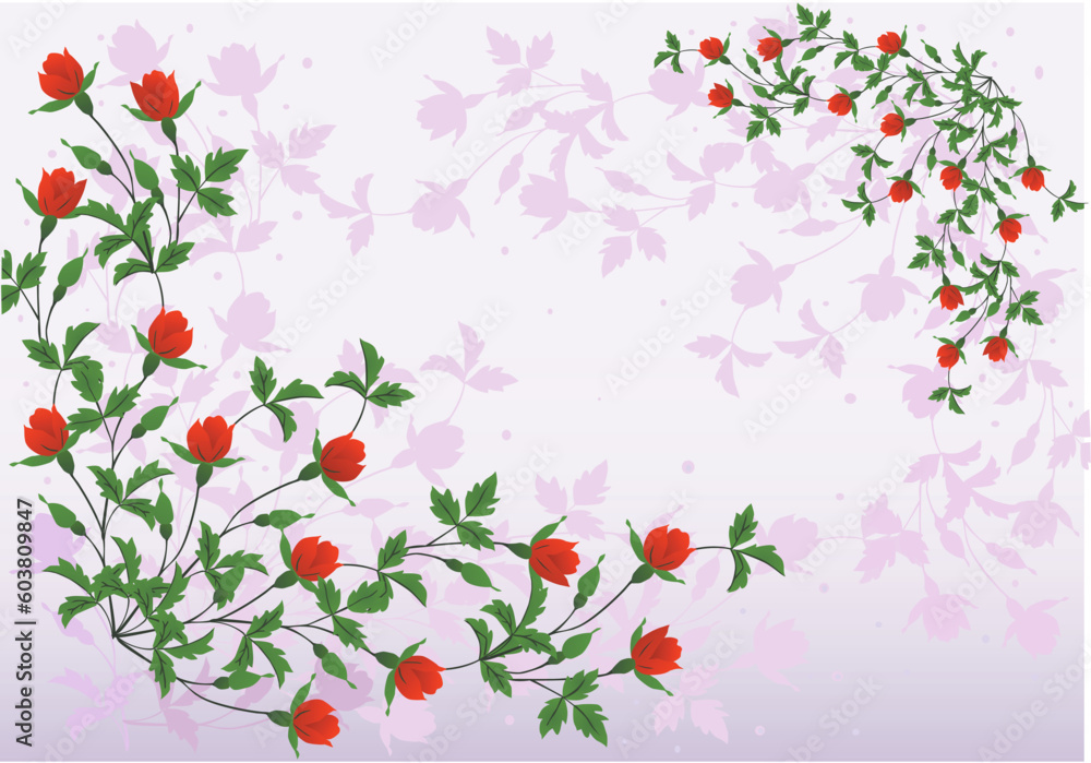 Floral Background - vector illustration Floral Background - vector illustration