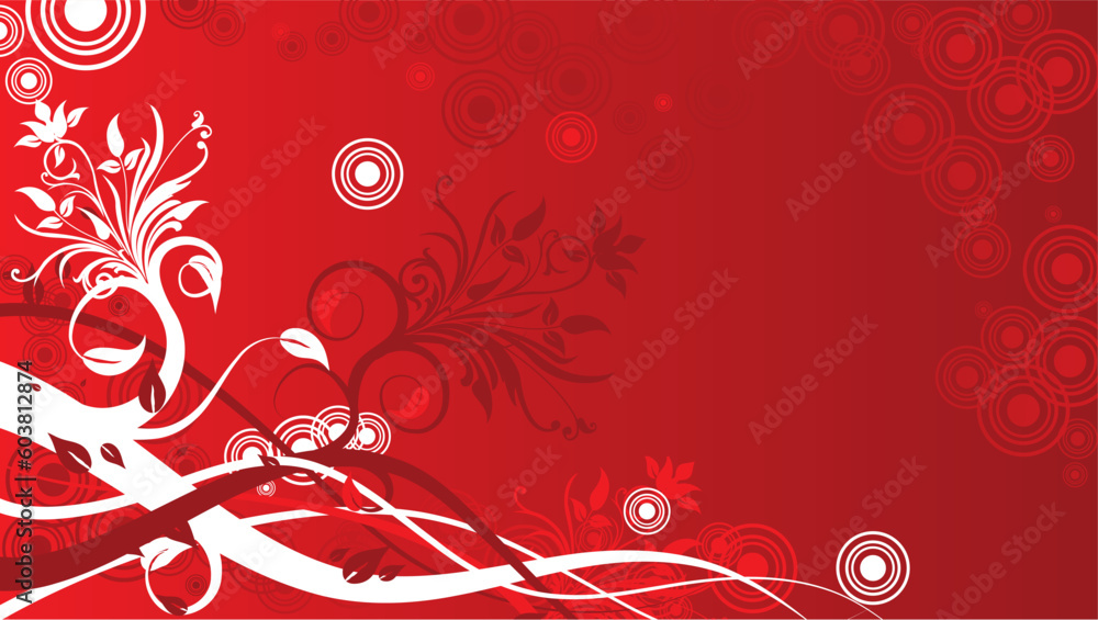 Floral background, vector illustration Floral background, vector illustration