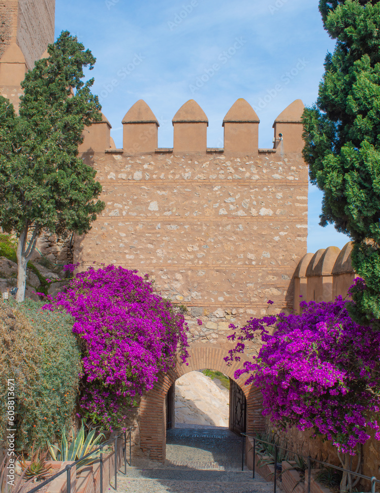 Naklejka premium Battlements of Alcazaba of Almería
