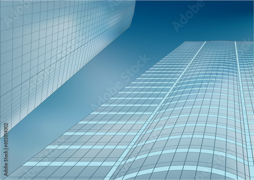 Skyscrapers B - Highly detailed vector illustration.