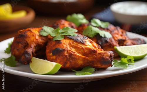 chicken tandoori created with Generative AI technology