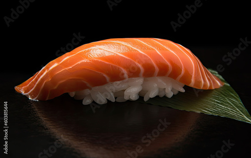 Nigiri sushi created with Generative AI technology