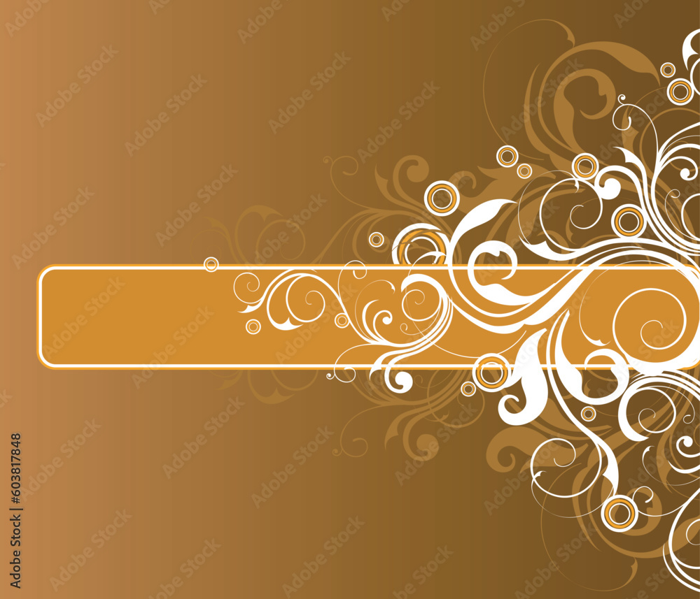 illustration drawing of floral background illustration drawing of floral background