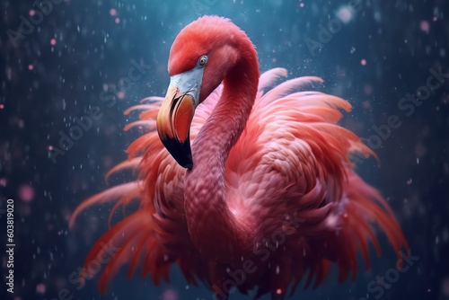 close up of a pink flamingo © RJ.RJ. Wave