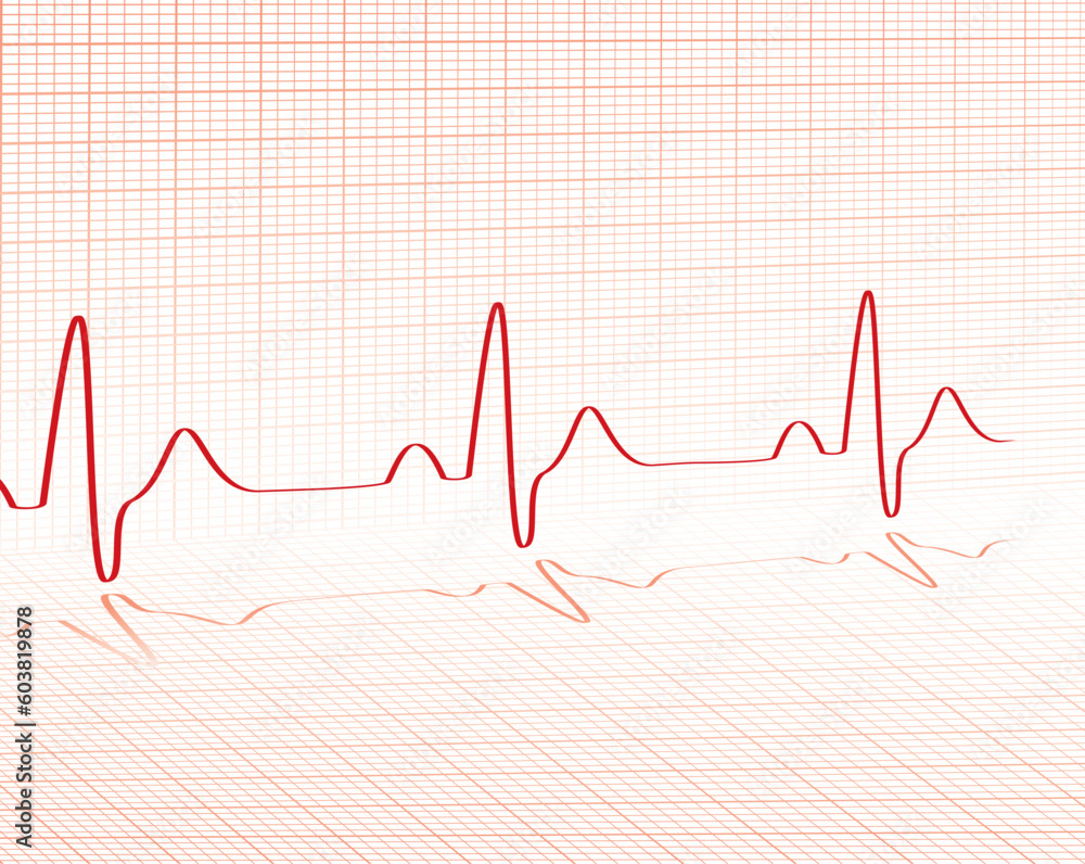 heart beat red grid layed over a background with room for your own text heart beat red grid layed over a background with room for your own text