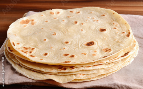 Tortilla created with Generative AI technology