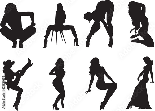 Sexy Silouettes - Vector Format