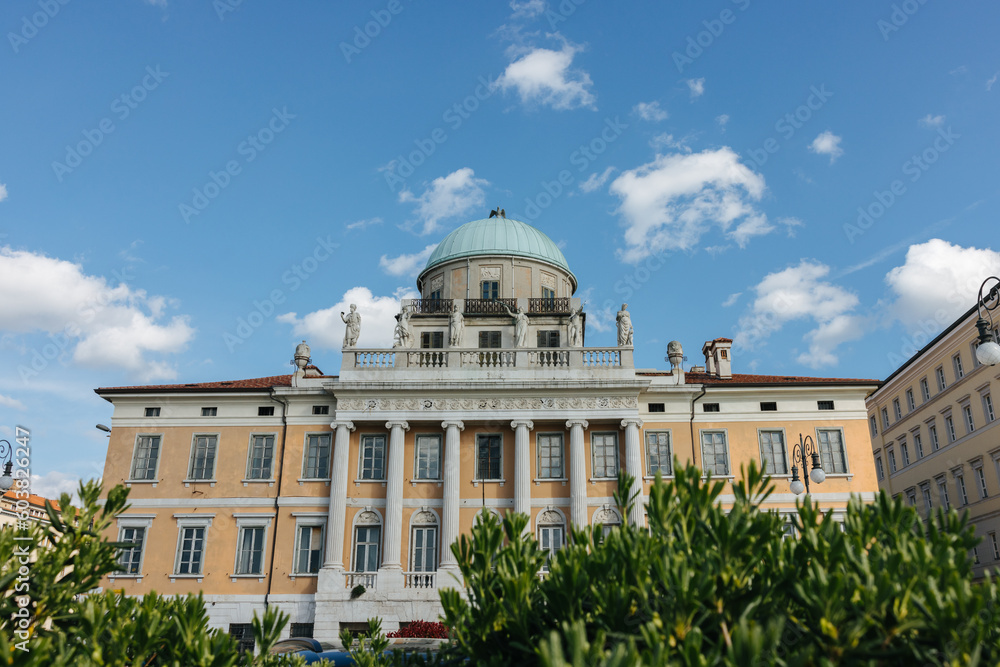 Palazzo Carciotti building in Trieste, Italy