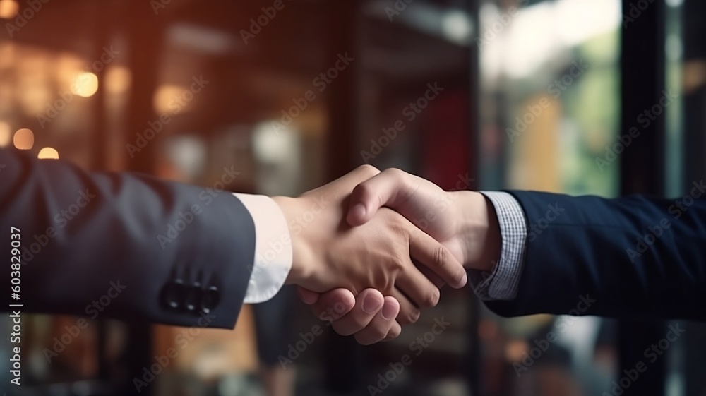 business men handshake
