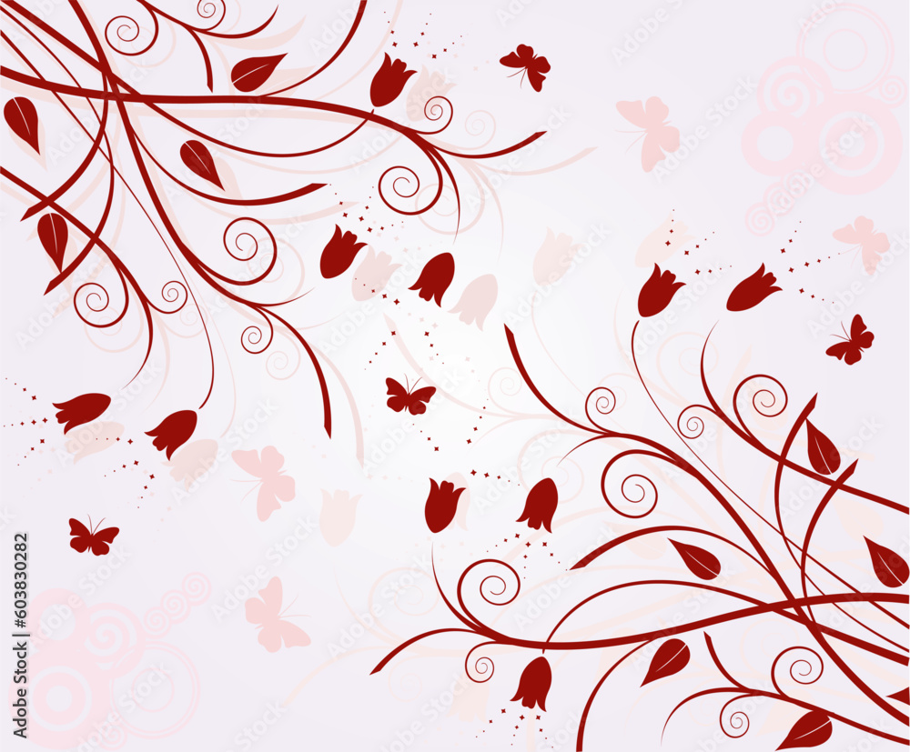 Floral Background - vector