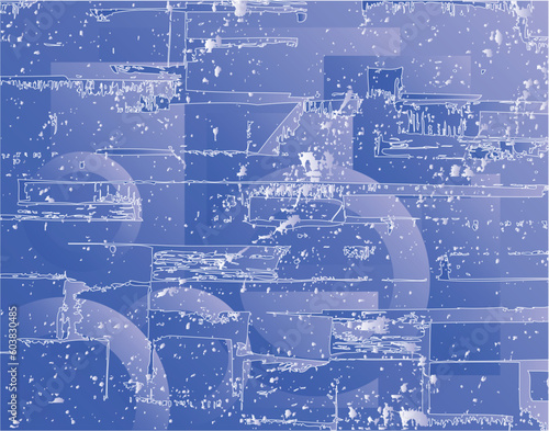 Vector background of blue grunge