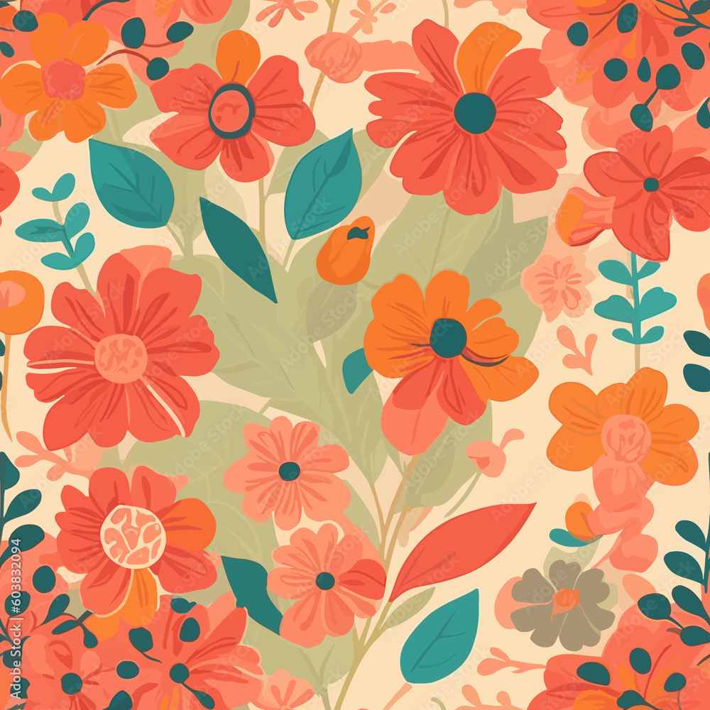 seamless floral pattern seamless floral pattern