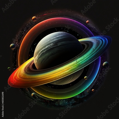 rainbow planet