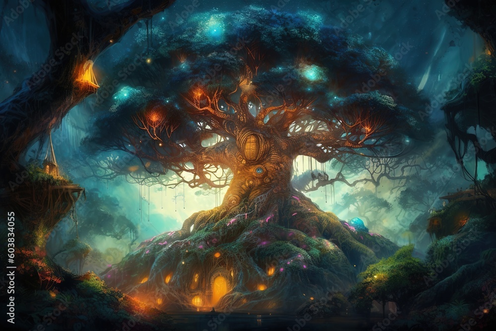 Tree Magic Lights in the Night Tree Magic Lights in the Night