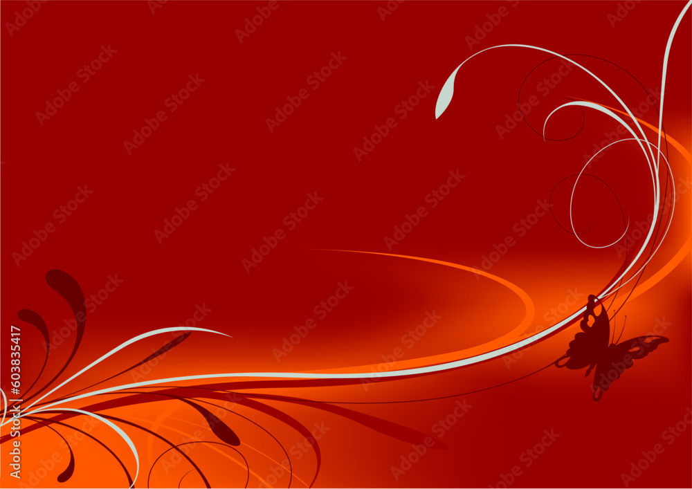 Abstract background 03 - detailed vector illustration, floral theme Abstract background 03 - detailed vector illustration, floral theme