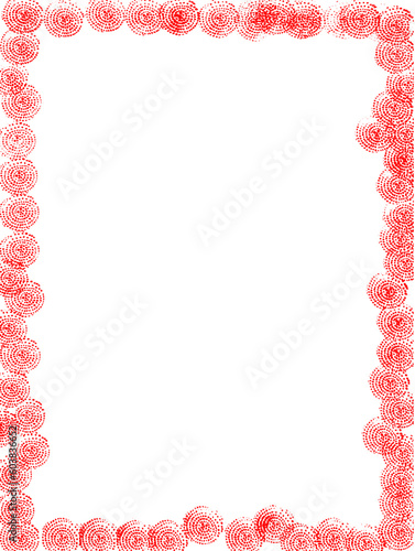 Sprial Grunge Border - very detailed Vector graphic
