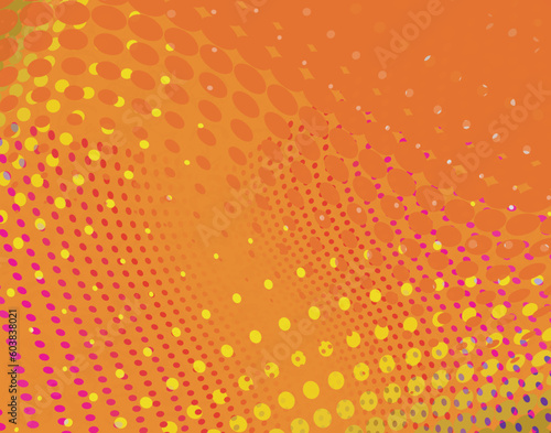 Abstract editable vector design of a dot pattern