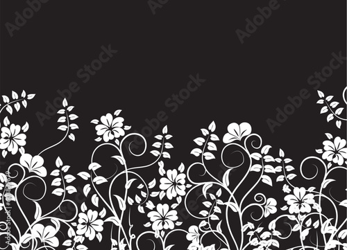 Floral background  vector illustration