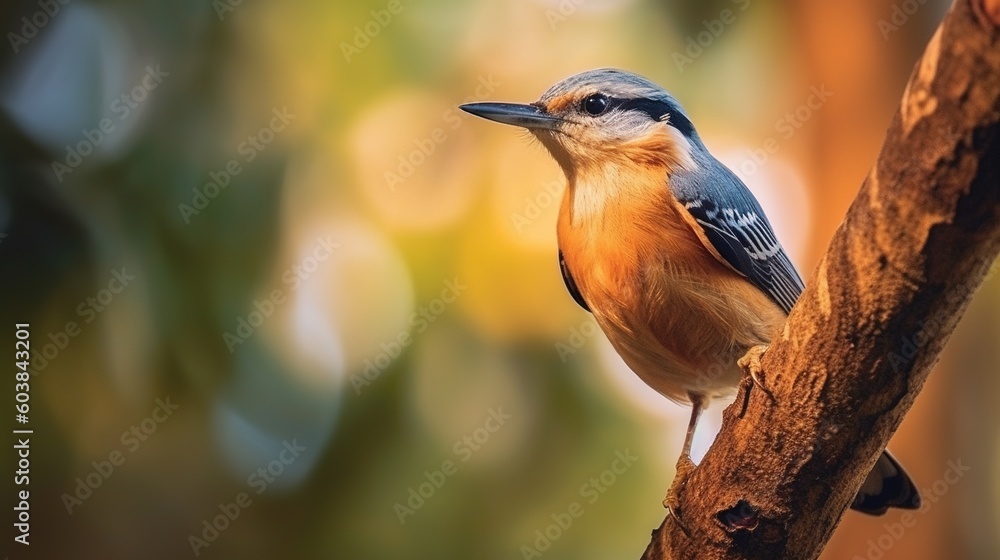 bird photography, nuthatch, gemerative AI bird photography, nuthatch, gemerative AI