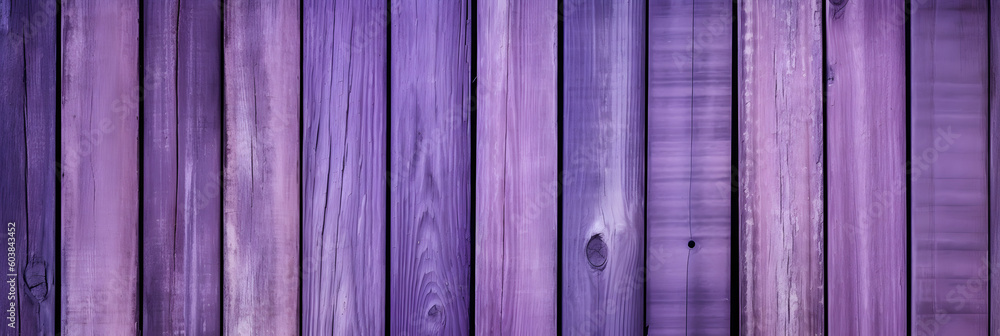 Vertical violet wooden planks background. Wooden texture. Violet wood