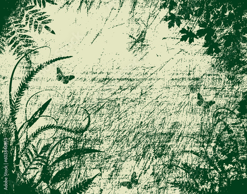 Vector background of a grungy natural setting