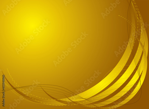 Abstract golden background with plenty of room to addyour own text