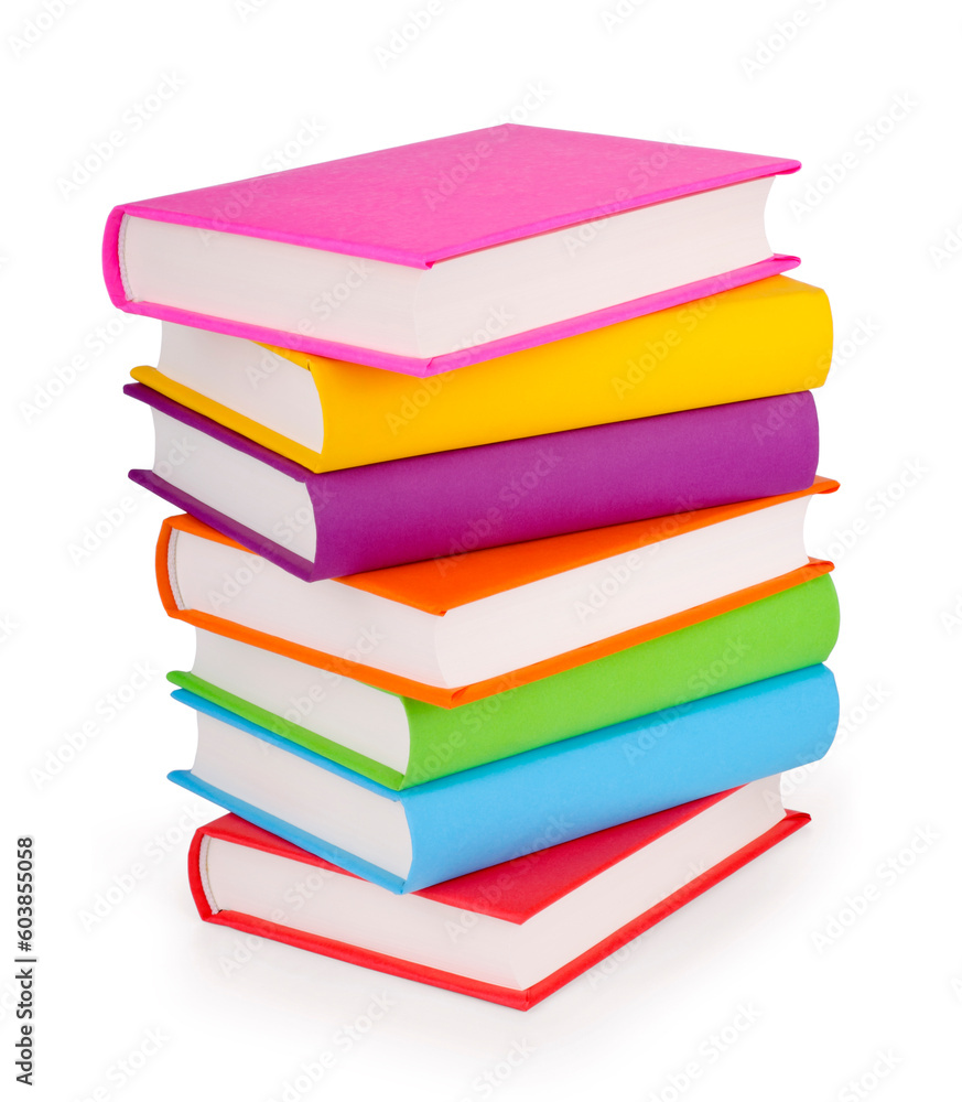 Pile of Books isolated on white background Pile of Books isolated on white background