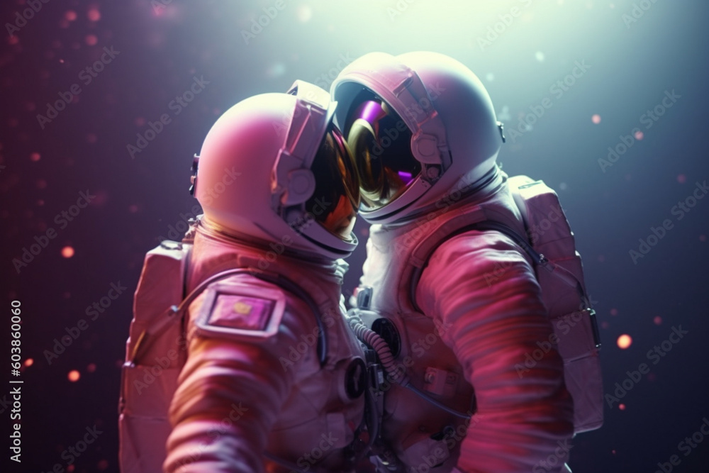 Astronaut`s love
created using AI tools