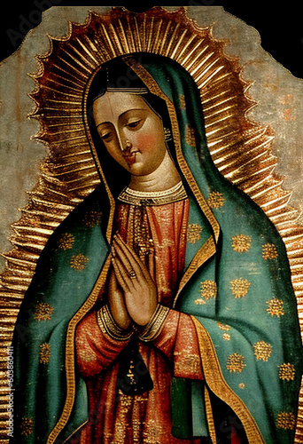 Our Lady of Guadalupe, generative AI photo