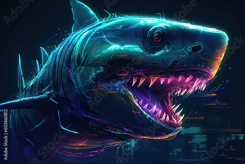 Beneath the Surface: Exploring Shark's Realm © PixelMaster