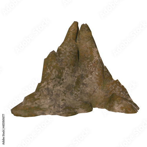 Schilderij op canvas Rock 13- Front view png