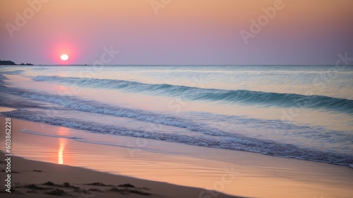 Wallpaper Mural A Depiction Of An Excellent Sunset Over The Ocean With A Surfer AI Generative Torontodigital.ca