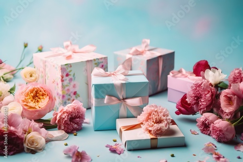 Present Perfection: Well-Wrapped Gift Packaging with a Stellar Backgr"Festive Gift Pucket Momentsound